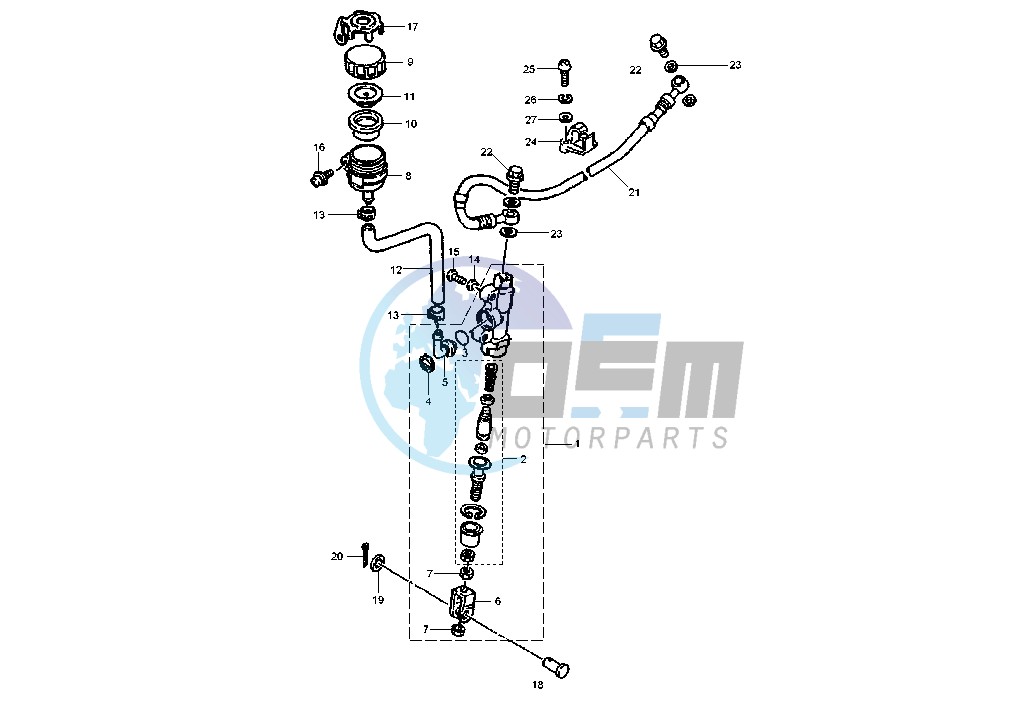 REAR MASTER CYLINDER