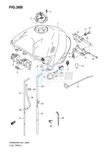 GSR600 (E2) drawing FUEL TANK (MODEL K8)