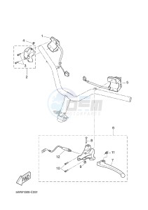 CW50 BOOSTER (5WWN) drawing HANDLE SWITCH & LEVER