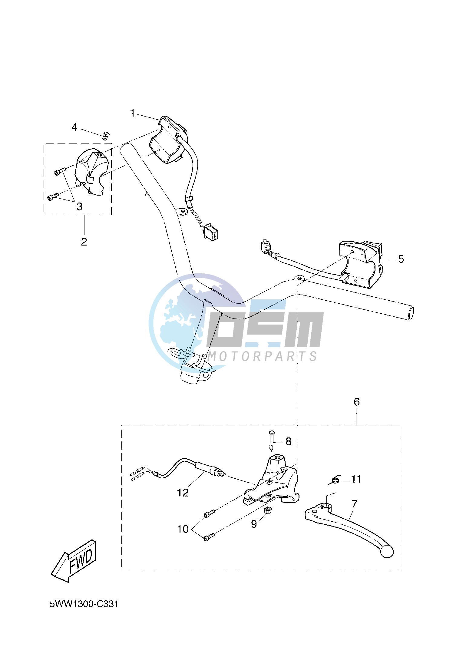 HANDLE SWITCH & LEVER