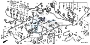 XL1000VA9 UK - (E / ABS MKH) drawing WIRE HARNESS (XL1000VA)