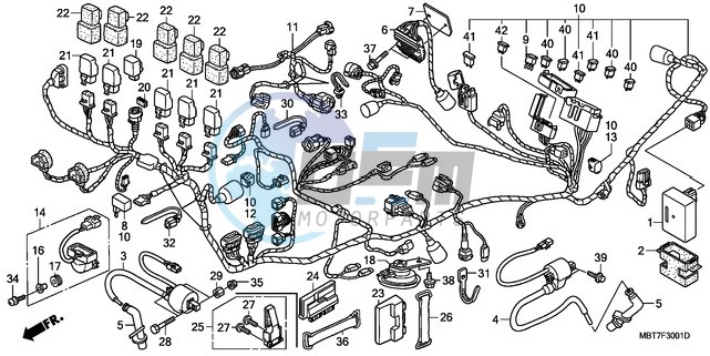 WIRE HARNESS (XL1000VA)