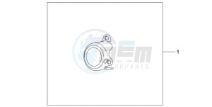 CB1000RA9 France - (F / ABS CMF) drawing KIT TIT. OIL FILTER CAP