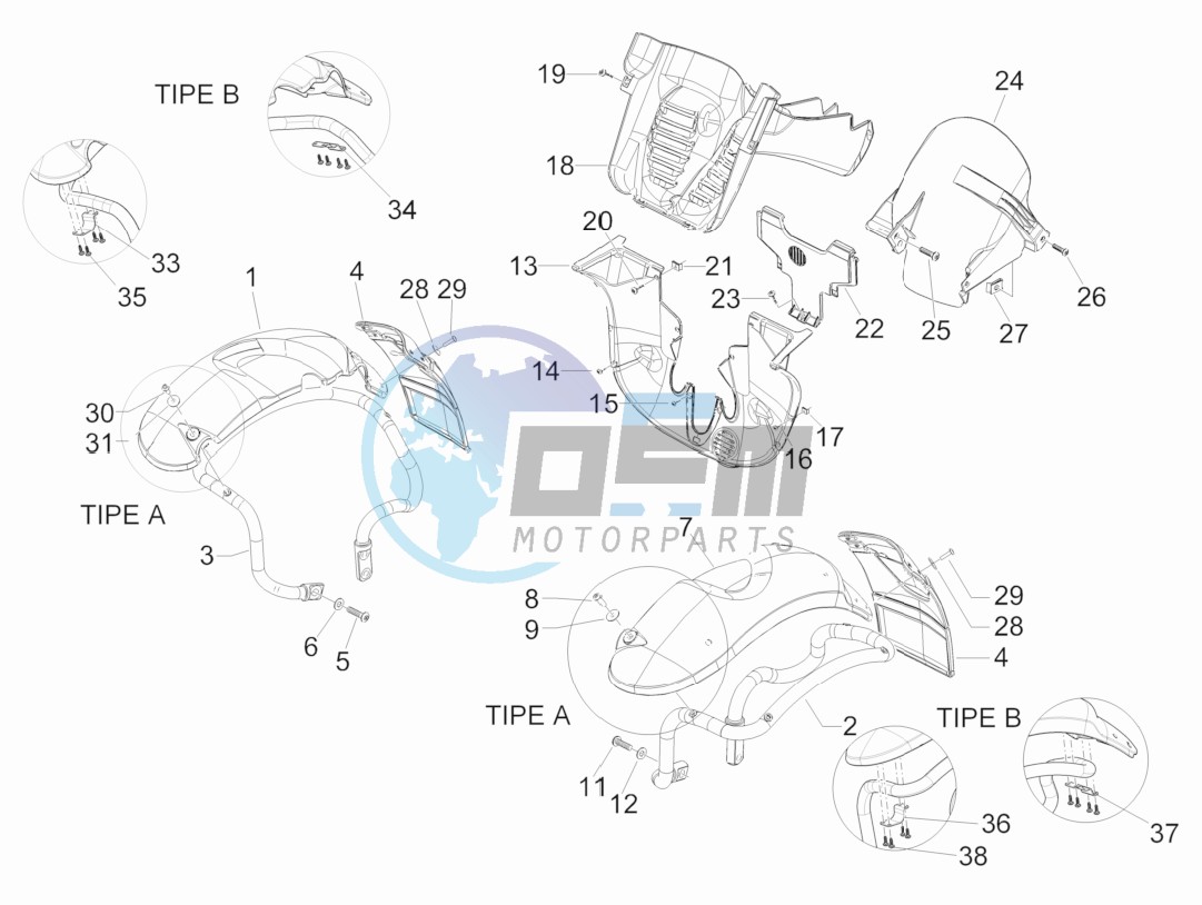 Wheel housing - Mudguard