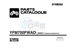 YFM700FWAD GRIZZLY 700 EPS (BDE4) drawing Infopage-1