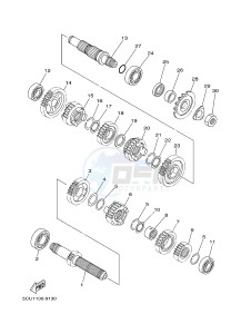 YZ250 (1SS9 1SSA 1SSB 1SSC 1SSC) drawing TRANSMISSION