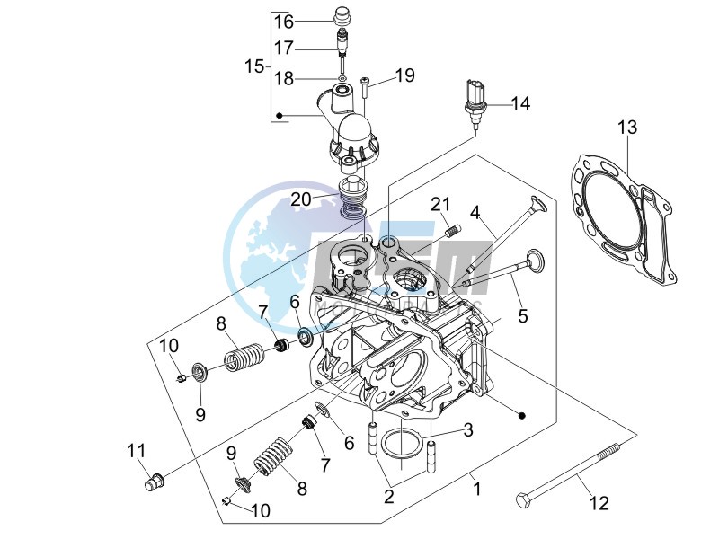 Head unit - Valve