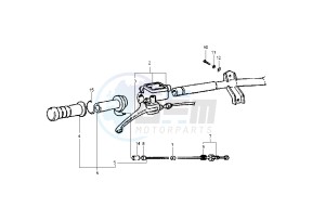 Zip 50 drawing Front master cilinder