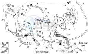 RXV 450-550 Street Legal drawing Cooling system