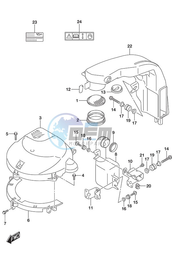 Silencer/Ring Gear Cover