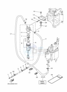 F225BETX drawing FUEL-SUPPLY-1