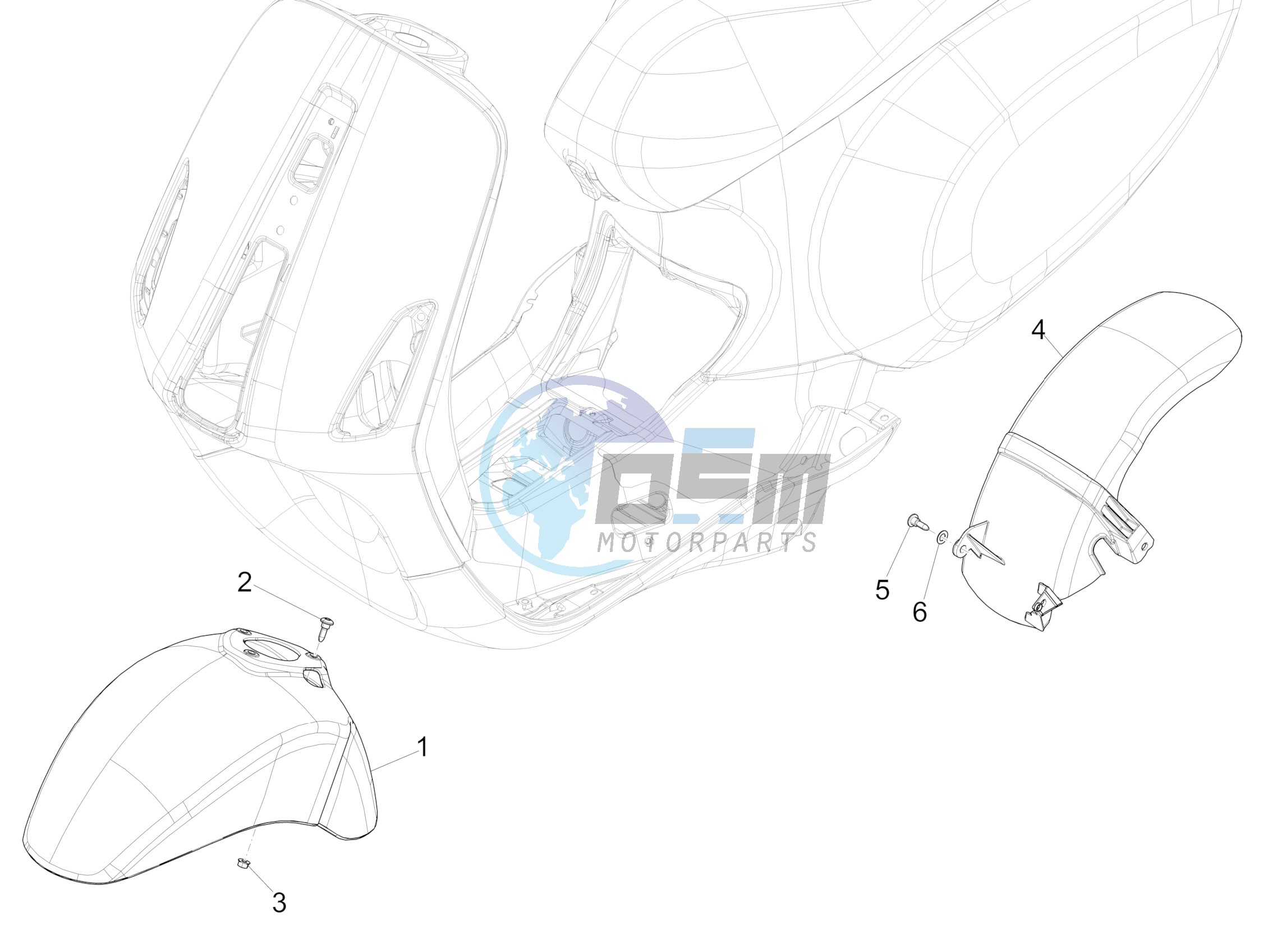 Wheel huosing - Mudguard