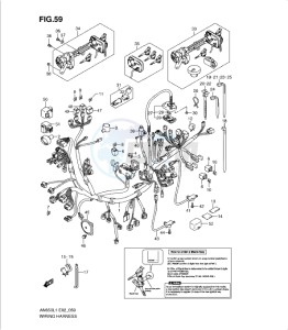 AN650 drawing WIRING HARNESS (AN650AL1 E24)