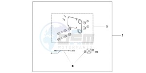 CB600FA9 Europe Direct - (ED / ABS) drawing HEATED GRIP ATT.