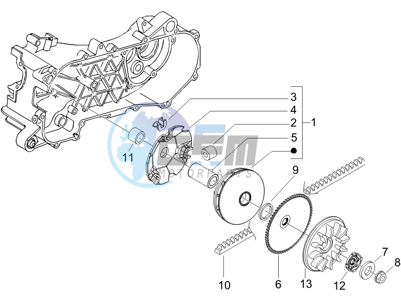 Driving pulley