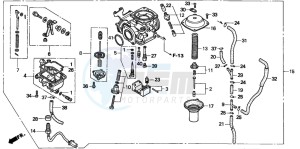 CMX250C REBEL drawing CARBURETOR