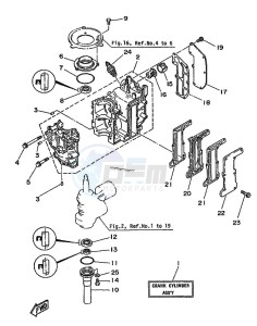 8J drawing CYLINDER--CRANKCASE