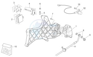 Sport City 125-200-250 e3 drawing Rear caliper