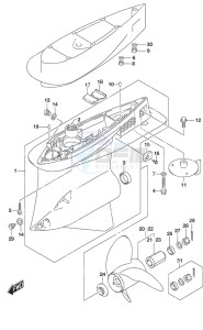 DF 250AP drawing Gear Case