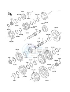 ZX 600 E [NINJA ZX-6] (E7-E9) [NINJA ZX-6] drawing TRANSMISSION