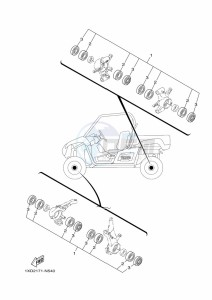 YXM700E YX70MPM (BHF1) drawing MAINTENANCE PARTS KIT