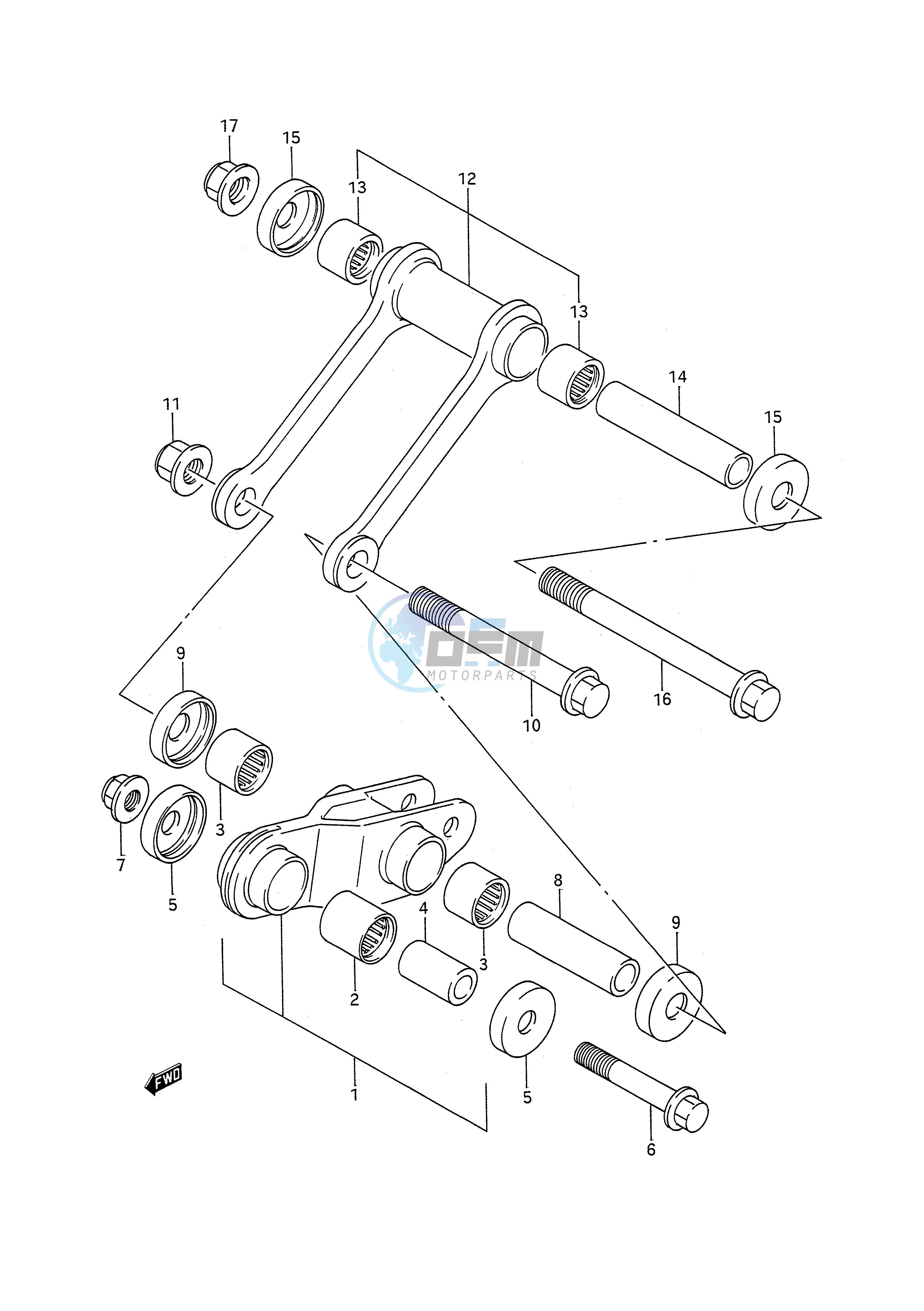 REAR CHSHION LEVER