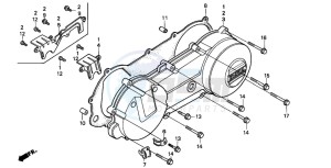 NH80MD drawing LEFT SIDE COVER