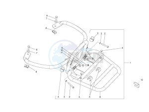 LXV 50 2T drawing Rear luggage rack