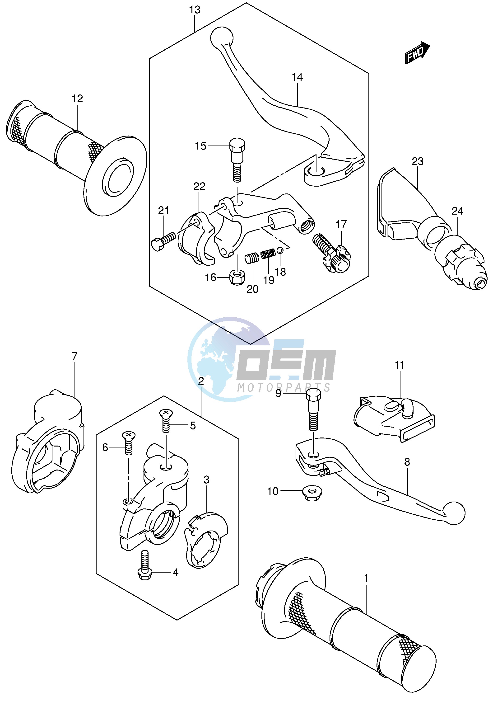 HANDLE LEVER (MODEL K4 K5 K6)