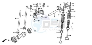 TRX450FE drawing CAMSHAFT