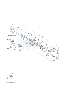 YPR250RA XMAX 250 ABS EVOLIS 250 ABS (2DL7 2DL7) drawing WATER PUMP