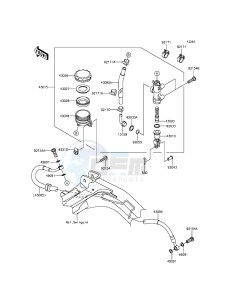 ER-6F EX650EEF XX (EU ME A(FRICA) drawing Rear Master Cylinder