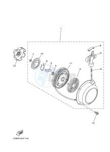 YFM450FWAD YFM45FGPB GRIZZLY 450 EPS (1CTC 1CTD 1CTE) drawing ALTERNATE FOR ENGINE