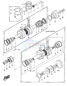 JS 440 A [JS440] (A1-A2) [JS440] drawing CRANKSHAFT_PISTONS -- 79-81 A3_A4_A4A_A5- -