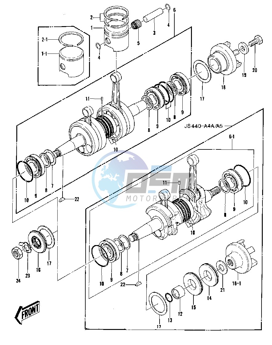 CRANKSHAFT_PISTONS -- 79-81 A3_A4_A4A_A5- -