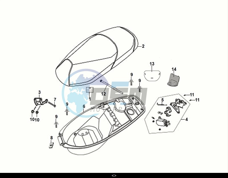 SEAT - REAR GRIP