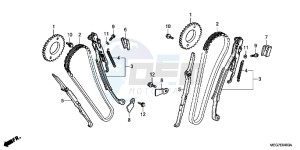 VT750CSC drawing CAM CHAIN