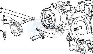 Skipper 150 4t drawing Brake lever