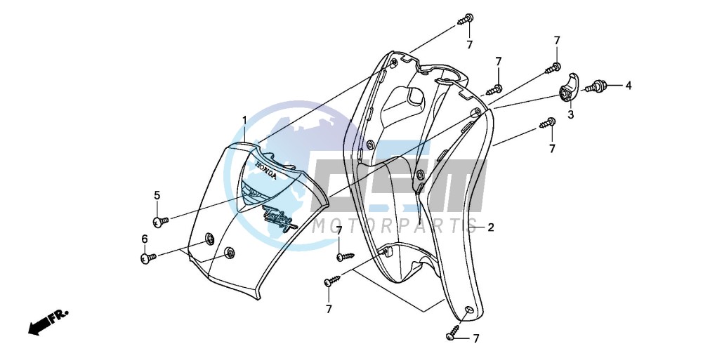 FRONT COVER/LEG SHIELD