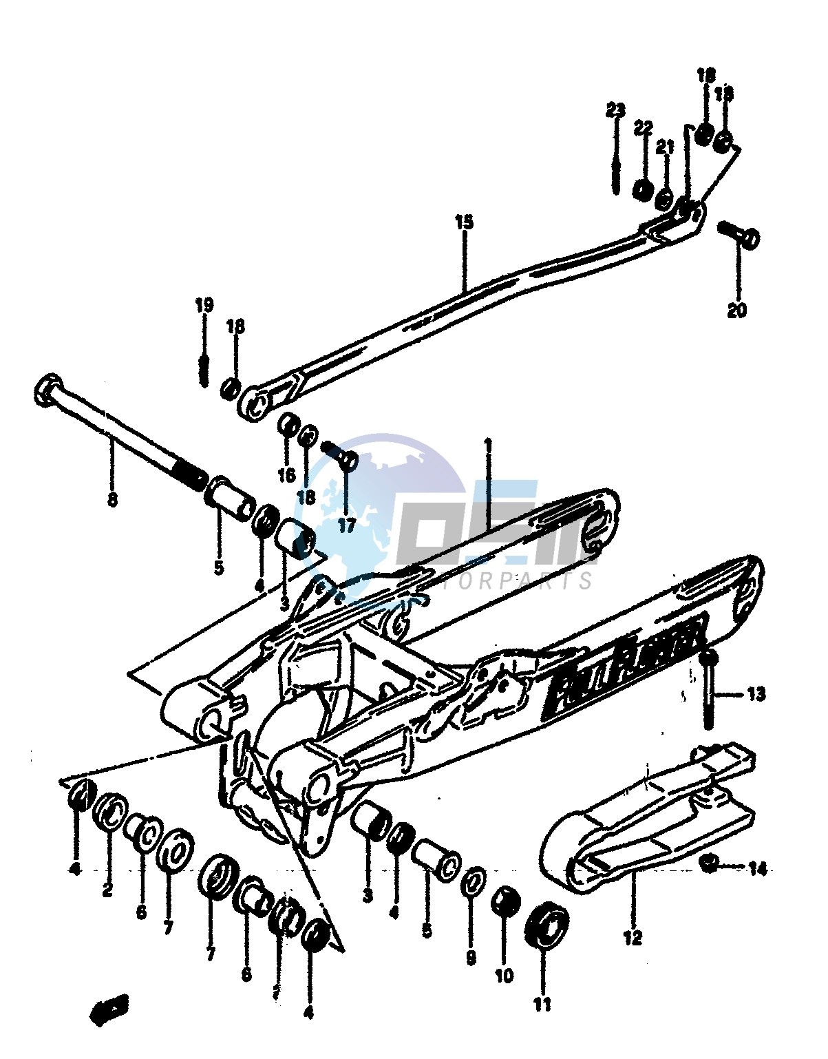 REAR SWINGING ARM