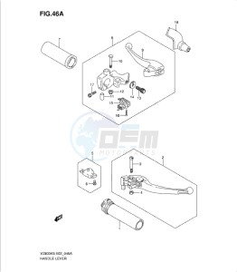 VZ800K9 drawing HANDLE LEVER (MODEL K7/K8/K9)