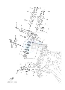 MT09TRA MT-09TRA TRACER 900 (2SC1 2SC2) drawing STEERING