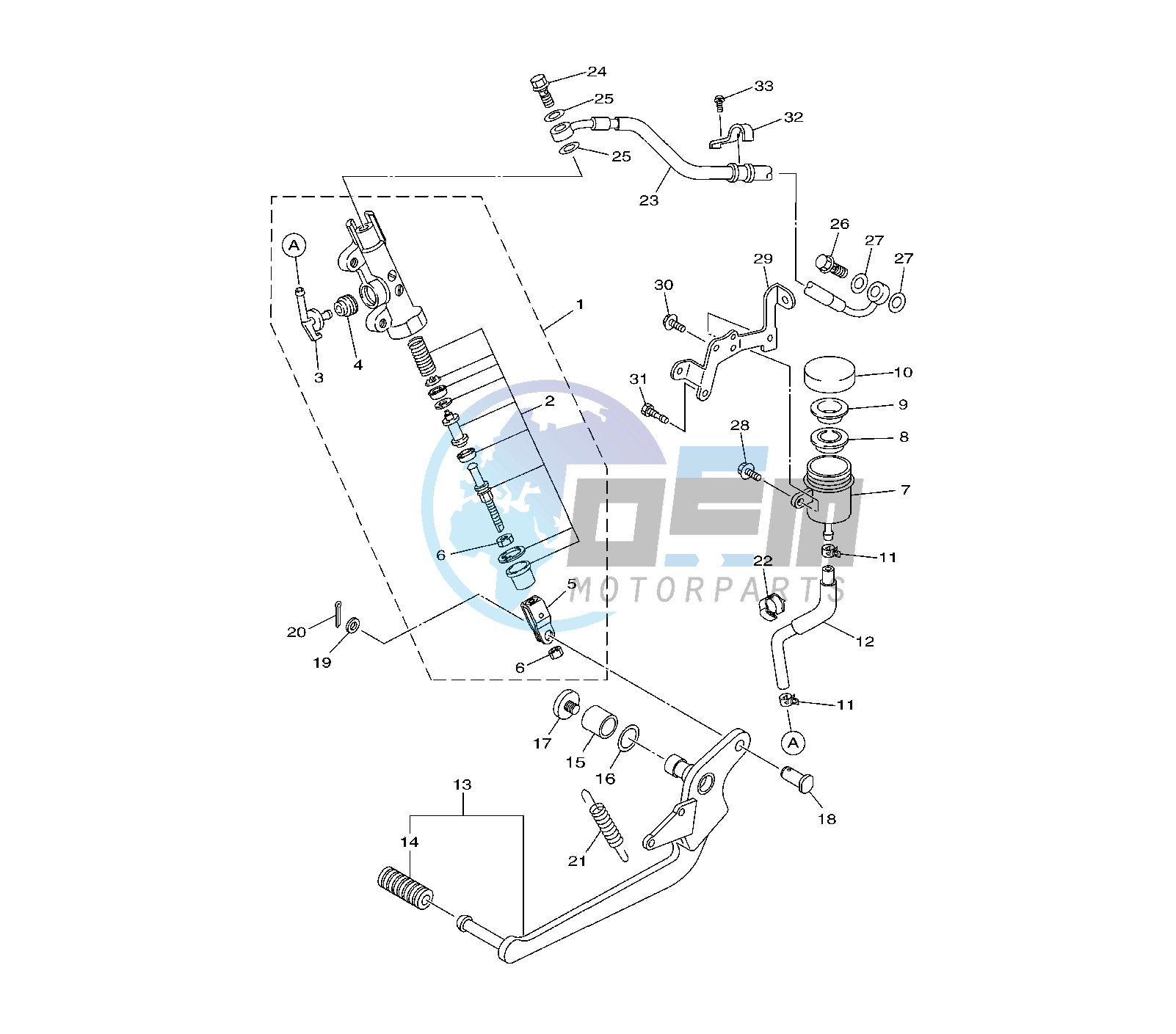 REAR MASTER CYLINDER