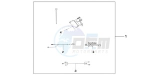 CB1000R9 Europe Direct - (ED) drawing HEATED GRIP ATT.