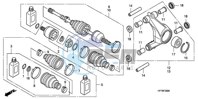 REAR KNUCKLE/REAR DRIVESH AFT