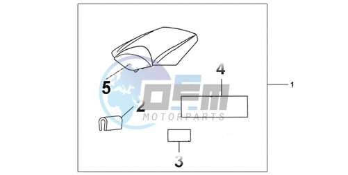 REAR SEAT COWL REPSOL