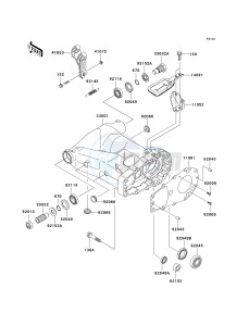 KSV 700 A [KFX700 AND V FORCE] (A1-A2) [KFX700 AND V FORCE] drawing SWINGARM