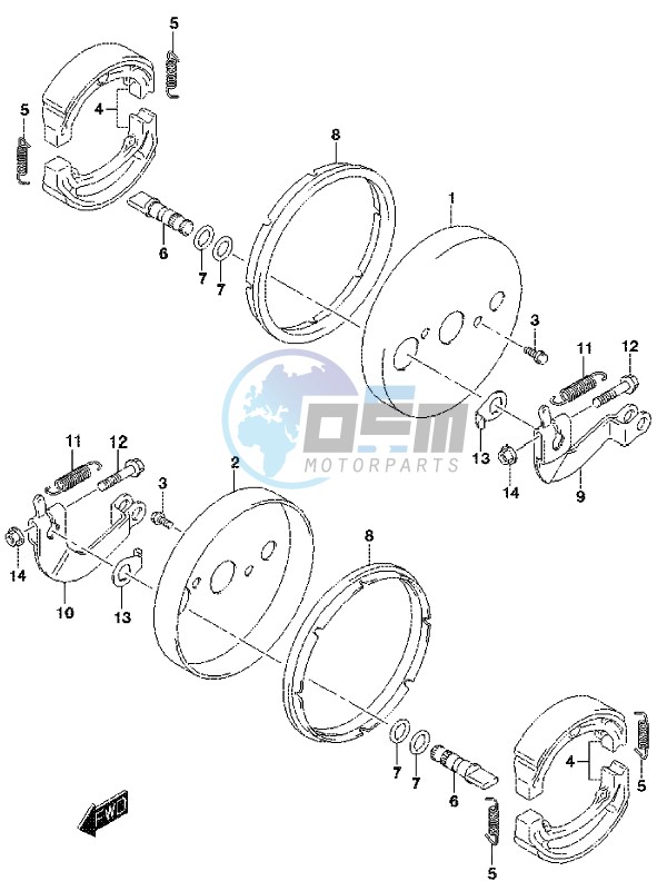 FRONT WHEEL BRAKE