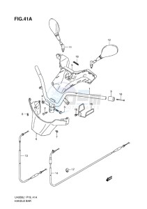 UH200G BURGMAN EU drawing HANDLEBAR (EXECUTIVE MODEL)