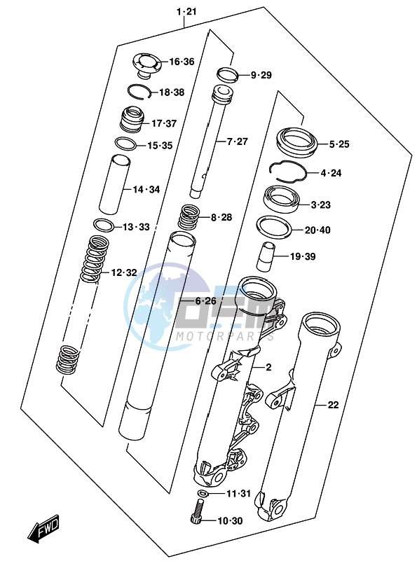 FRONT FORK DAMPER